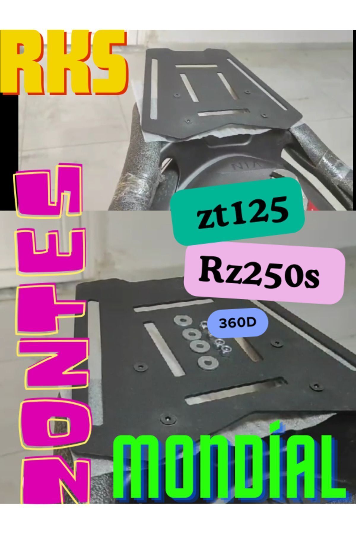 Mondial Zt125 zontes 350d Çanta Demiri